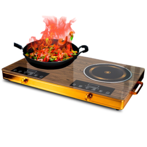 German Smart Electric Cooker – Dual Burner Marble Edition 🔥
